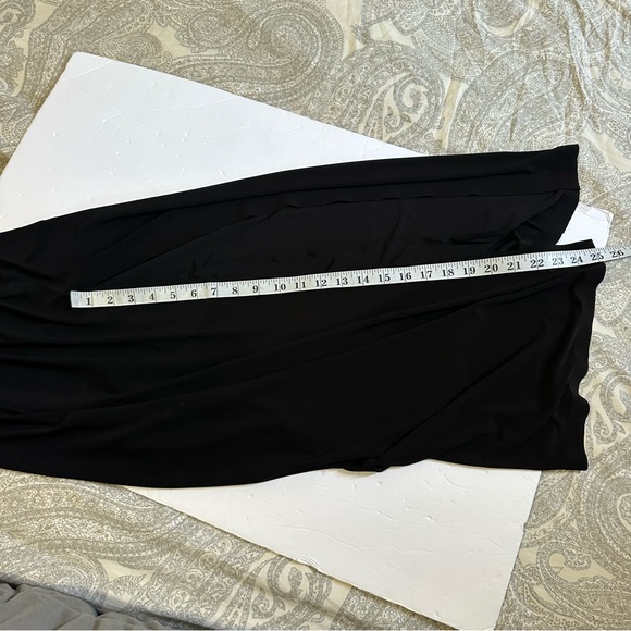 Norma Kamali Women’s Black High Neck Knit Halter Side Slit Maxi Dress- Medium - Picture 11 of 11